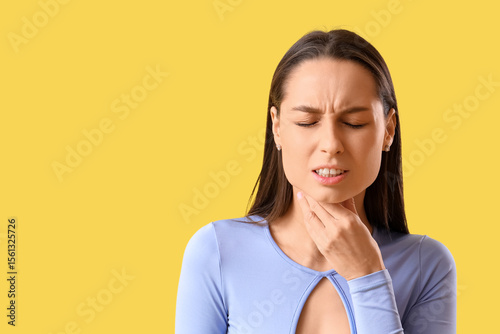 Young woman suffering from ...