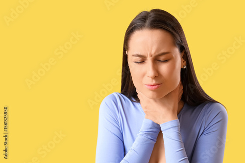 Young woman suffering from ...