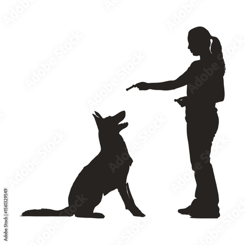 Masters of commends dog trainer t shirt design vector file