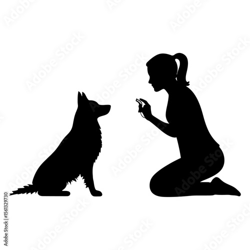 Masters of commends dog trainer t shirt design vector file