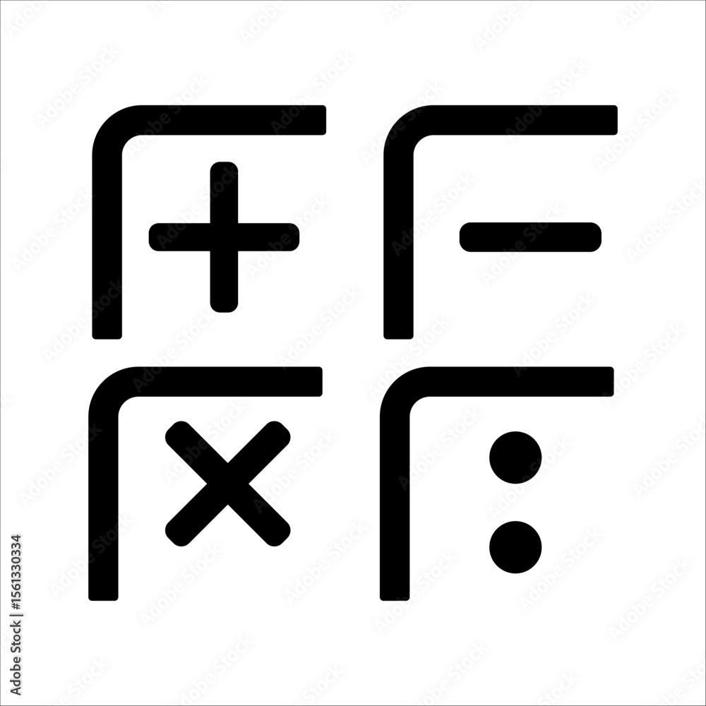 Obraz premium Calculator icon vector. Savings sign, finance isolated on white, economy concept, Trendy flat style for graphic design, Website, UI. EPS10