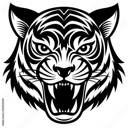 tiger head tattoo