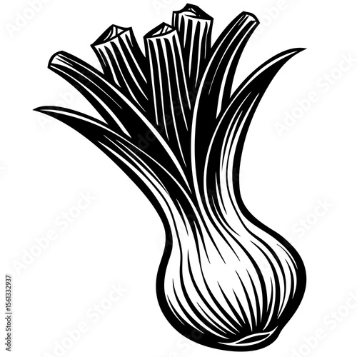 onion in a vase