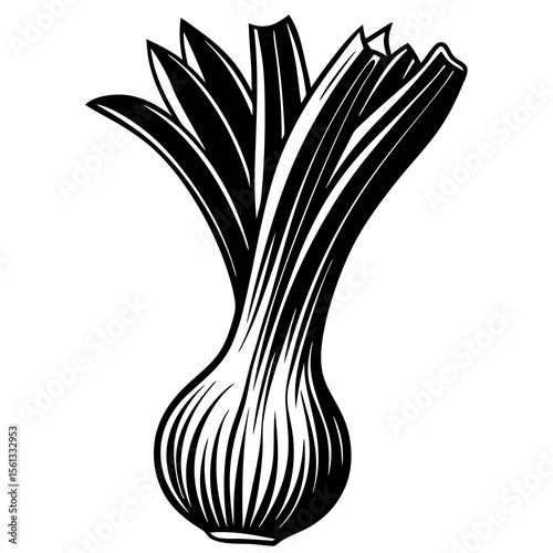 onion in a vase