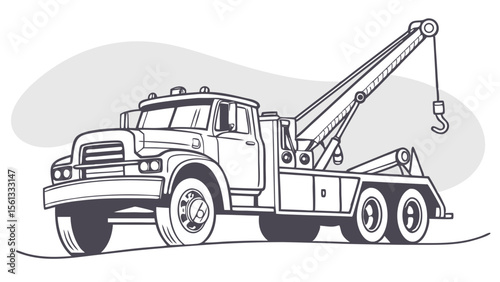 dump truck vector illustration