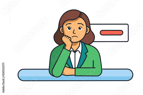 The Weight of Waiting: A figure of contemplation, the illustration portrays the silent pause before the anticipated reveal. Capturing the experience of patience and emotional load.