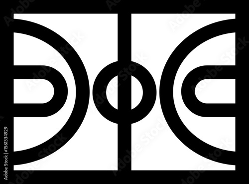 Flat vector illustration of a basketball field layout with court lines and markings.