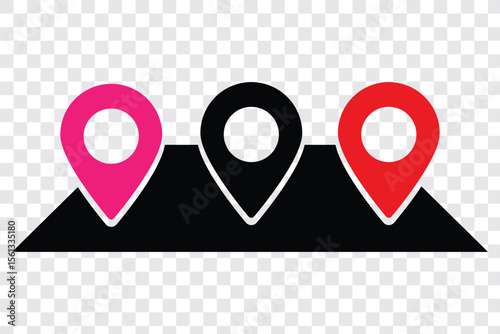 Location icon. Map pin icon set. location marker. location pin. Map pin icon vector illustration eps 10.