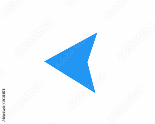 paper plane isolated on white