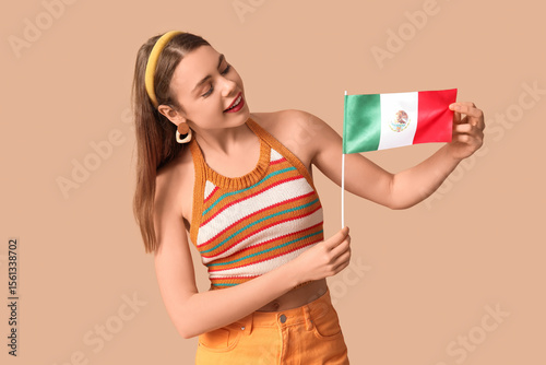 Beautiful young woman with ...
