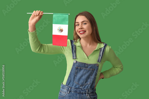 Happy young woman with Mexi...