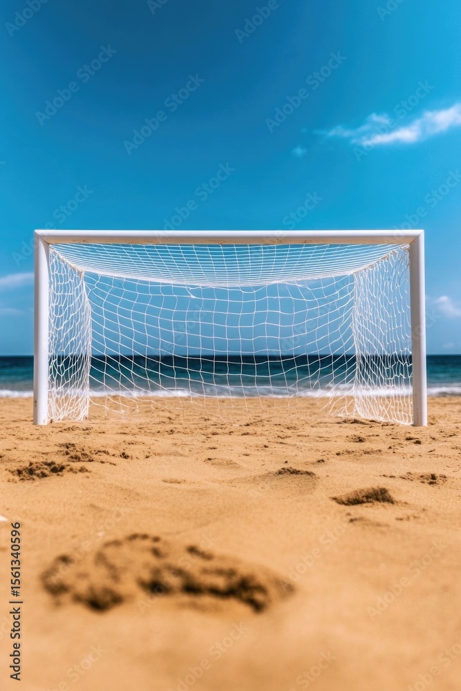 Fototapeta premium Beach Soccer Goal