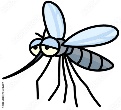 mosquito isolated on white background