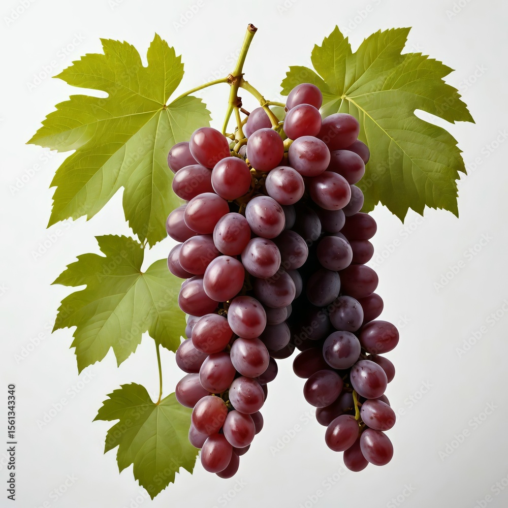 Fototapeta premium A bunch of red grapes