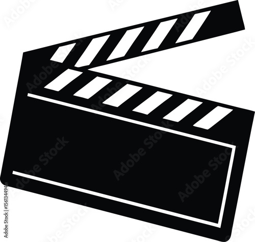 Movie Clapperboard Silhouette Art