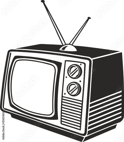 retro tv set