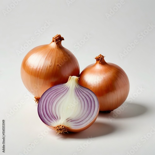 Wallpaper Mural An onions on a white background Torontodigital.ca