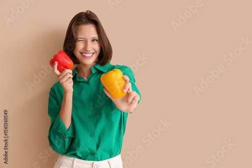 Beautiful young happy woman...