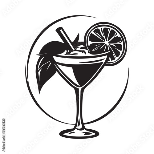 Enjoying Margarita Drinks Classic And Creative Twists Image Vector Isolated on white background.