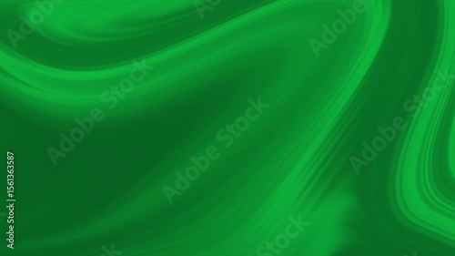 Wavy satin green abstract background, perfect for minimalist design projects, social media graphics, website layouts, and modern artistic concepts.