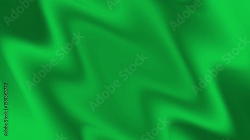 Green gradient abstract background with a wavy zigzag pattern. Suitable for modern graphic design projects, interior decor, backgrounds, and textiles.