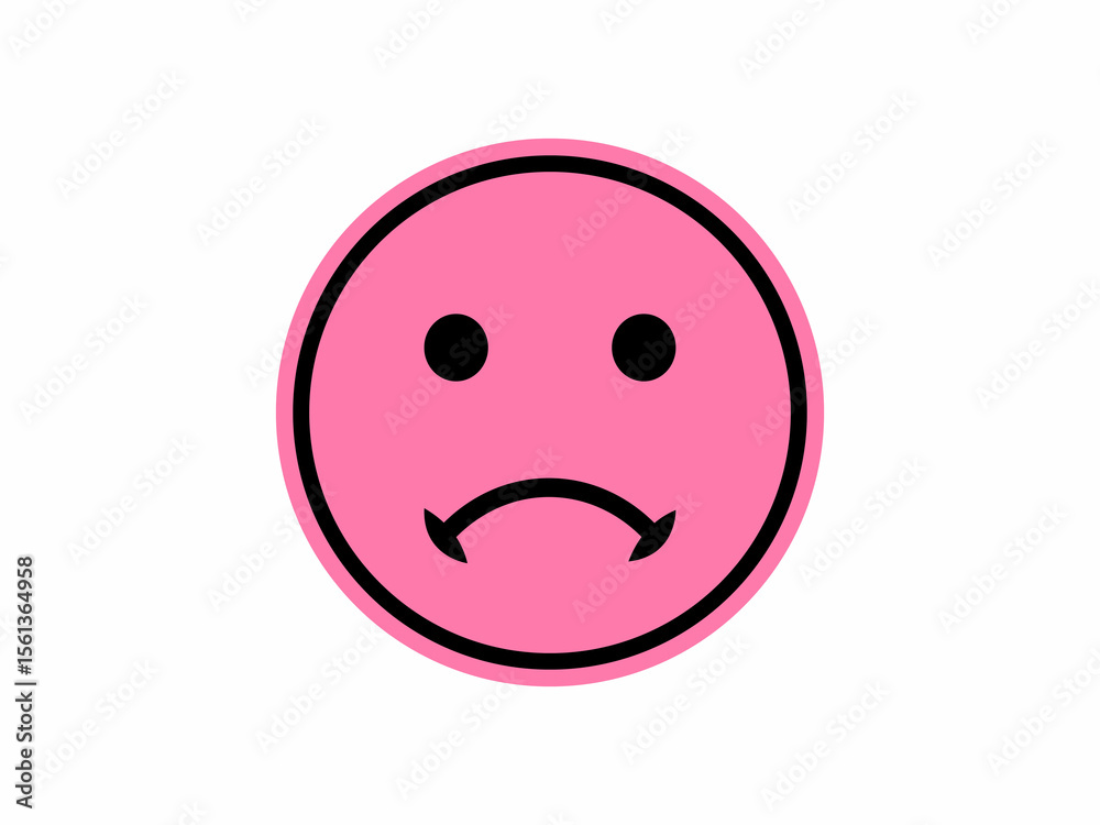 Fototapeta premium happy smiley face with smile