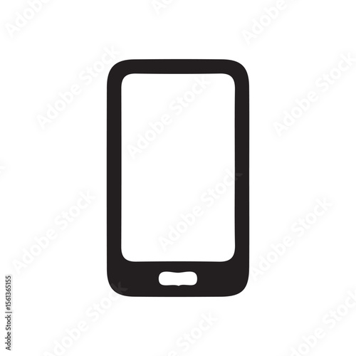 smart phone isolated on white background