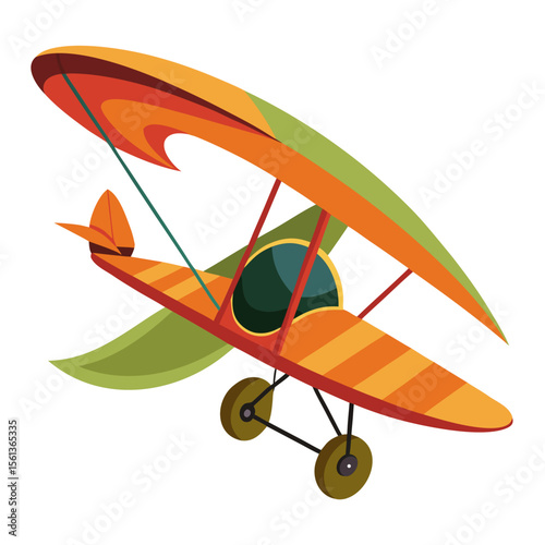 vector illustration of a plane