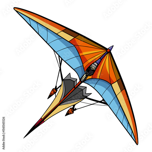 flying kite in the sky