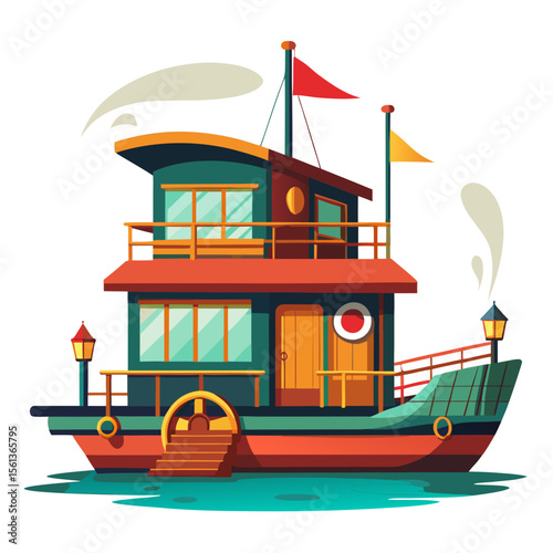 illustration of a ship