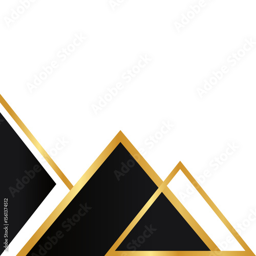 Luxury Geometric Footer