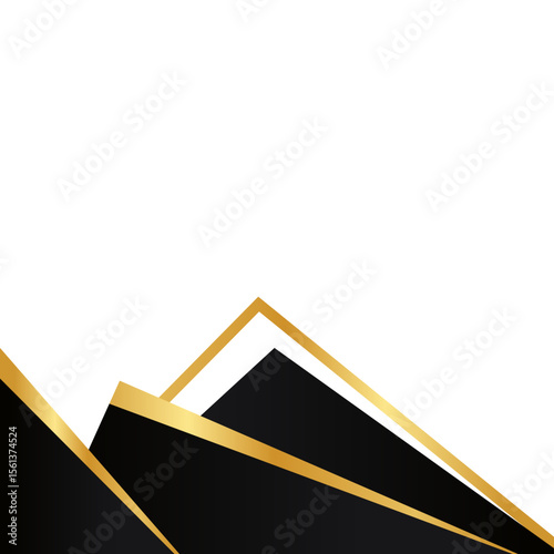 Luxury Geometric Footer