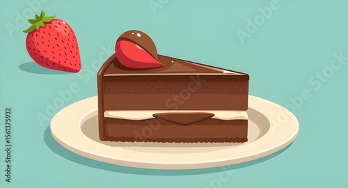 piece of cake illustration, cake slice vector, dessert slice drawing, yummy cake clipart, sweet pastry illustration, cake piece graphic, bakery dessert art, layered cake slice, creamy cake drawing, ch