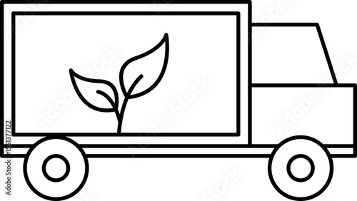 Green Logistic Icon