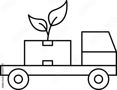 Green Logistic Icon