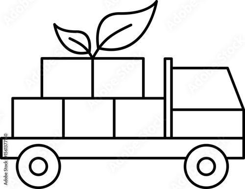 Green Logistic Icon