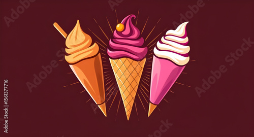 ice cream cone vector, ice cream icon design, frozen treat clipart, cone dessert vector, ice cream graphic design, sweet cone symbol, ice cream outline art, dessert flat icon, food icon vector, waffle