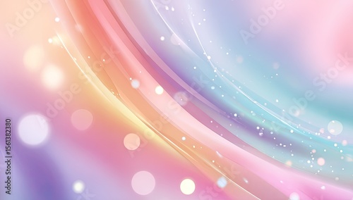 Pastel flowing abstract background