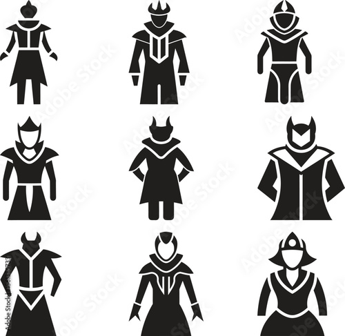 Collection of Fantasy Character Costumes