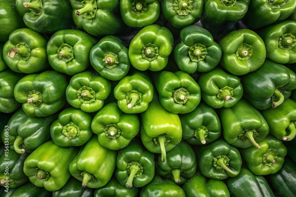 green peppers on the market green peppers on the market