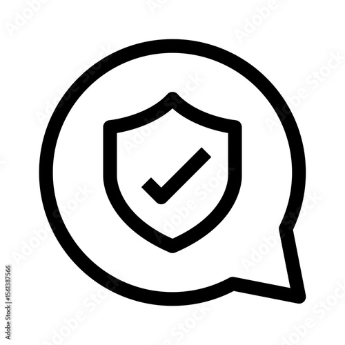 Speech and messaging icon