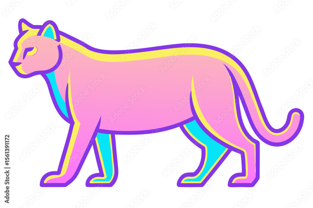 Fototapeta premium vector illustration of a horse