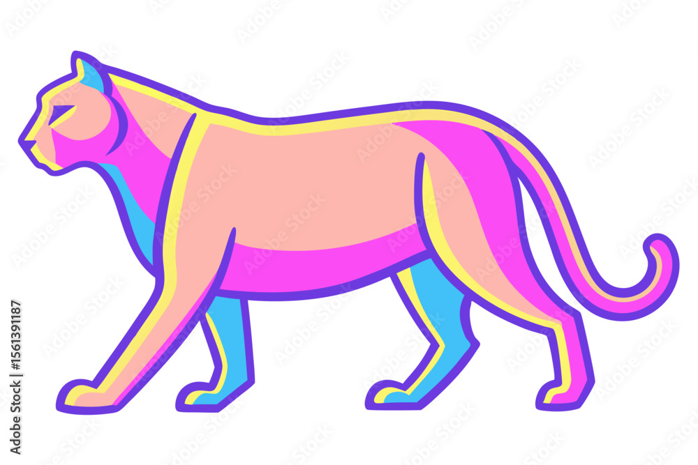 Fototapeta premium horse cartoon vector illustration