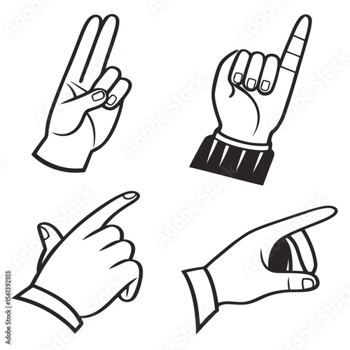 thumb up and down icons