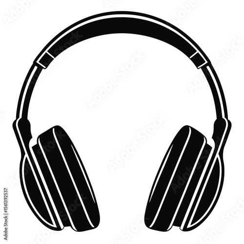 headphones isolated on white background