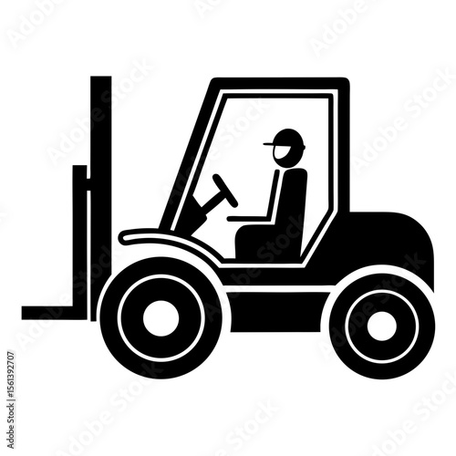 forklift truck icon