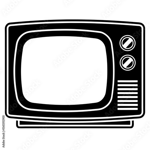 vintage tv set