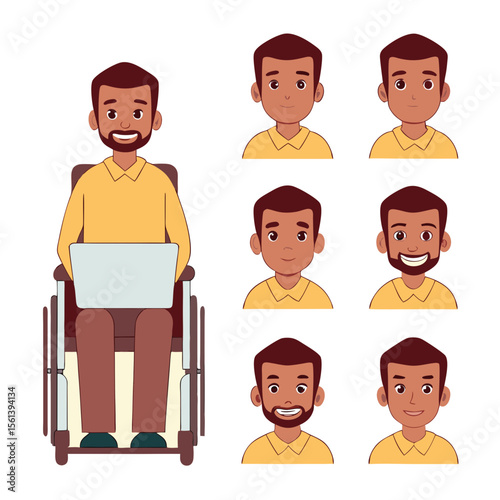 man in a wheelchair