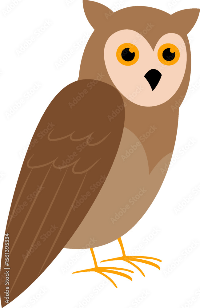 Fototapeta premium Avian Cartoon Illustration