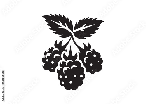 Berry Silhouette Vector Illustration